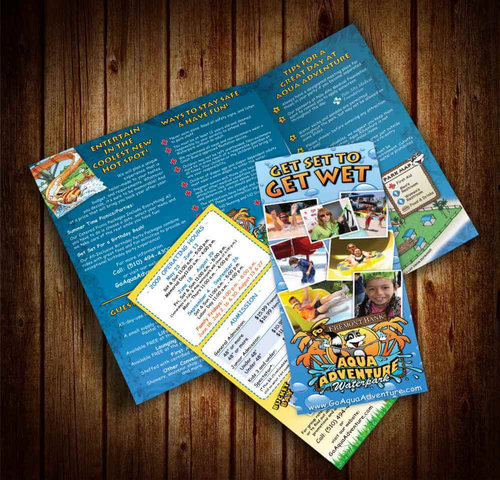 Impression Design Aqua Adventure Flyers