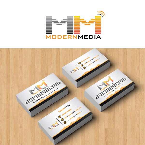Impression Design Modern Media Logo & Business Cards Design